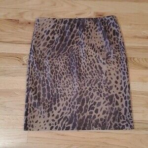 Vanessa Williams Soft Leopard Print Mini Size M